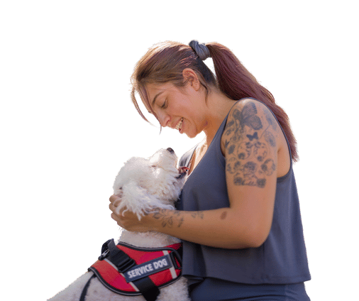 Service Dog Committee committee image - woman with a service dog