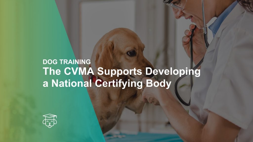 The CVMA Supports Developing a National Certifying Body